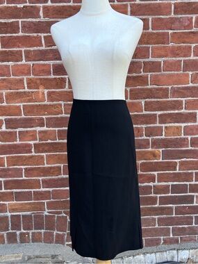 Akris Black Midi Pencil Skirt
